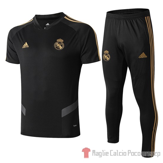 Tuta da Track Real Madrid Manica Corta 2019/2020 Nero - Clicca l'immagine per chiudere